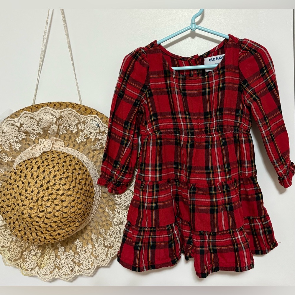 Old Navy Red Plaid Shirt